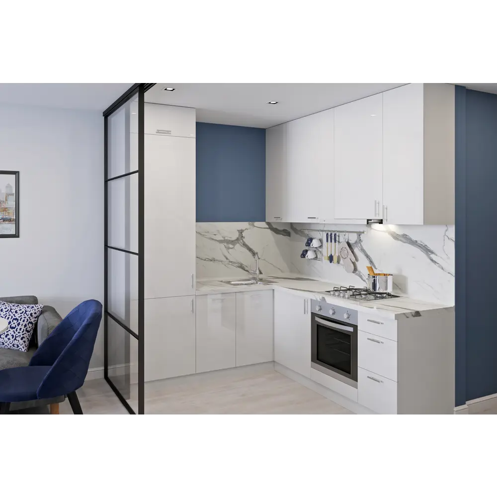 Santreyd Цоколь для кухни Delinia 240x10 см белый ПВХ 82379688 STLM-0025890 - Вид №3