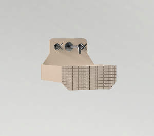 com_EXLAVFRIEZE1HC/2010 Подвесная раковина настенная прямоугольная Ex.T Frieze