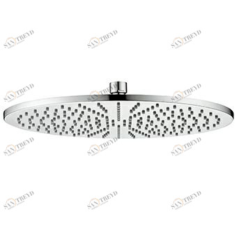 Z94267 Латунная лейка для душа Ø 400 мм, фиксированная струя с системой защиты от накипи. Толщина 8 мм. Осматриваемый. Zucchetti Isy 