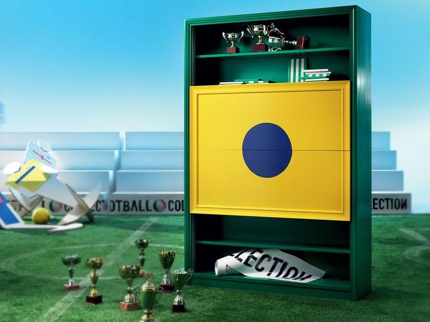 Modenese Gastone Лаковая тумба под ТВ с книжным шкафом Football Art. 8 - Вид №1