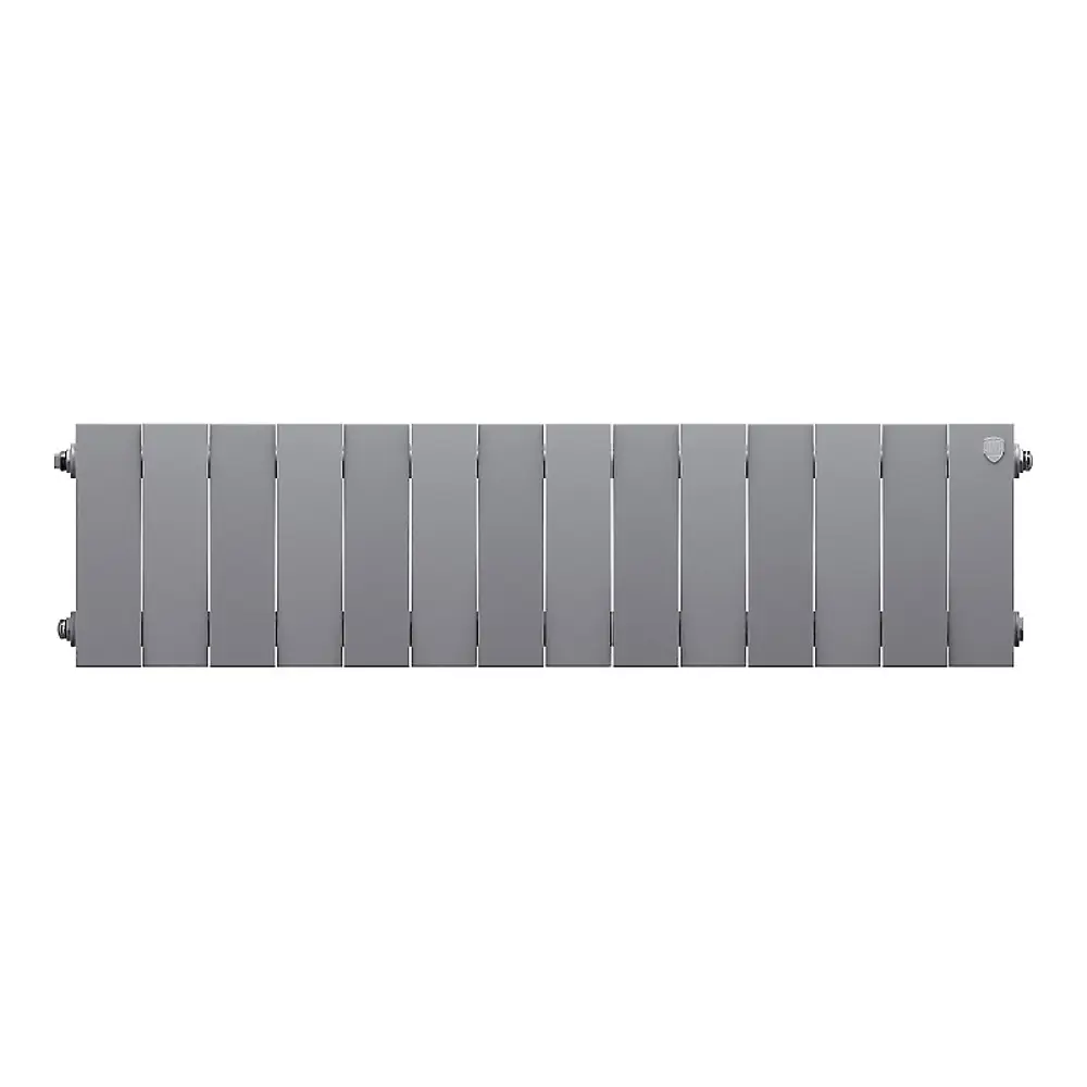 Радиатор секционный Royal Thermo Pianoforte 200/100 14 секций боковое подключение биметалл серый 86733728 STLM-2024113  - Вид №1