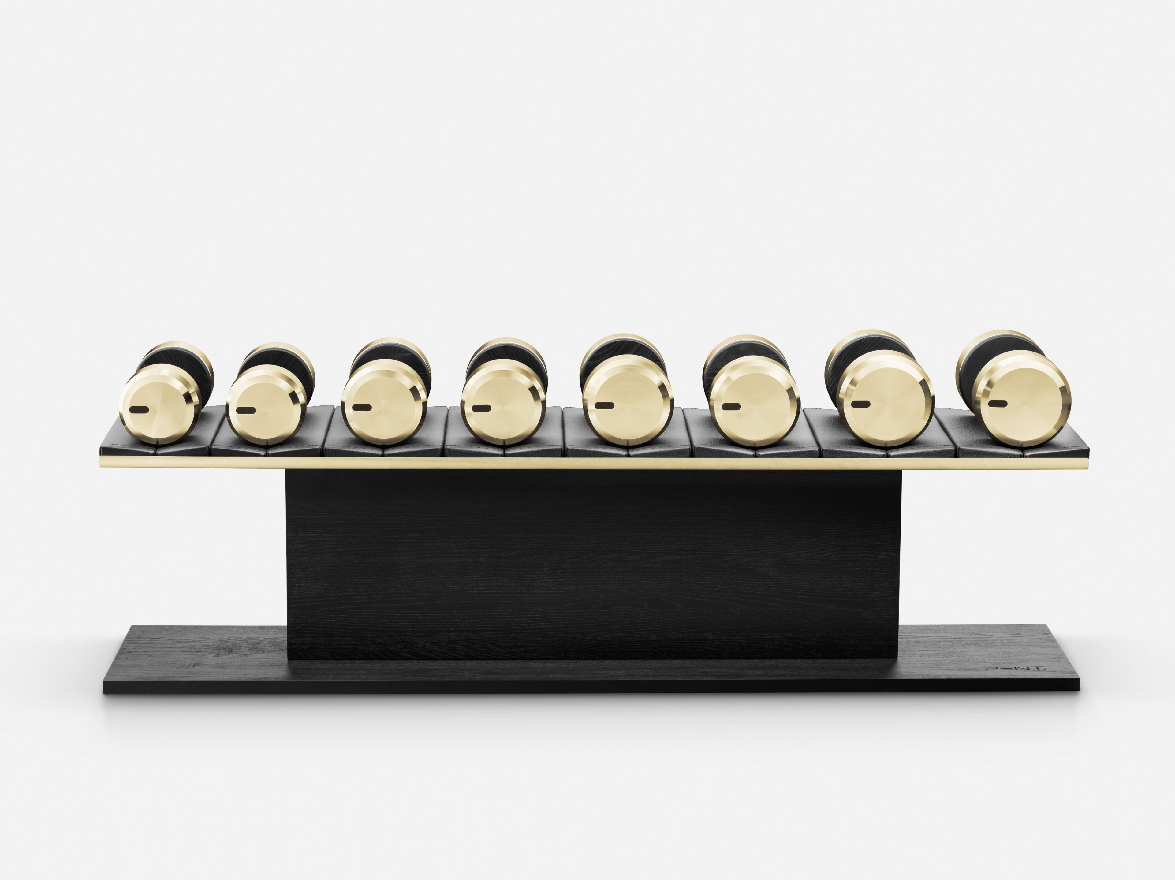 Набор гантелей из нержавеющей стали и дерева PENT Colmia ARCH-00119837