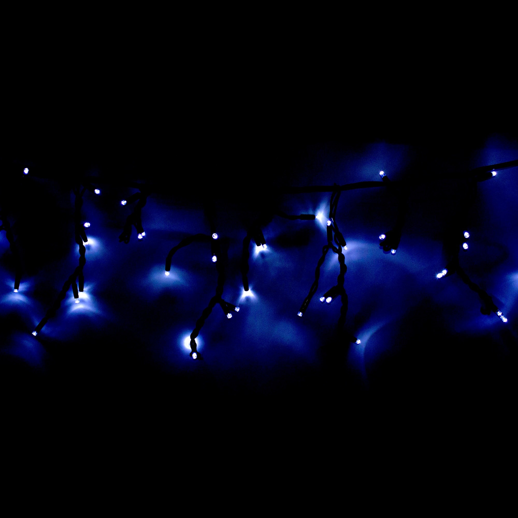 15821645 Электрогирлянда наружная «Бахрома» 2 м 100 LED холодный белый Santreyd  - Вид №2