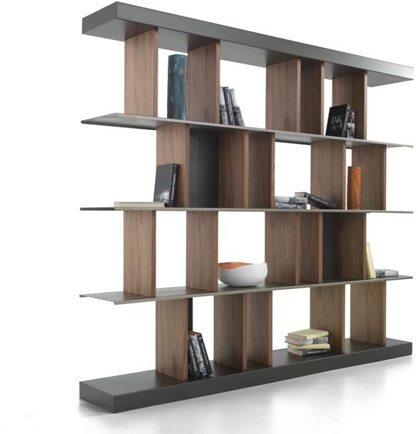 ELITE TO BE Книжный шкаф двусторонний с вращающимися деревянными полками sun-id-1344883 - Вид №2