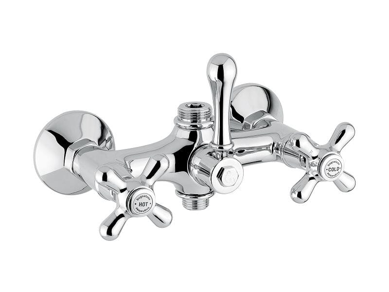 Хромированный латунный настенный смеситель для ванны Bugnatese Old ' 800 ARCH-00097498