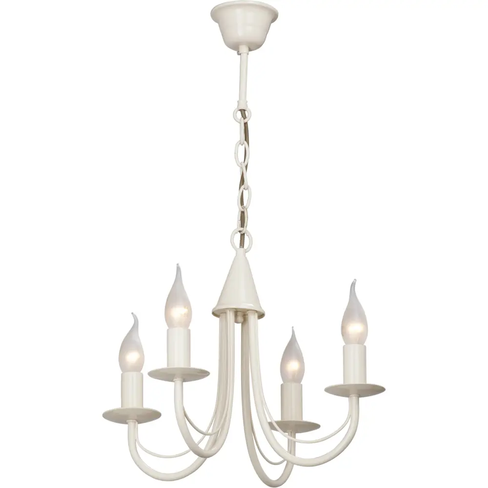 Люстра Bashnya 4xE14x60 Вт, металл, цвет белый Vitaluce STLM-2090371