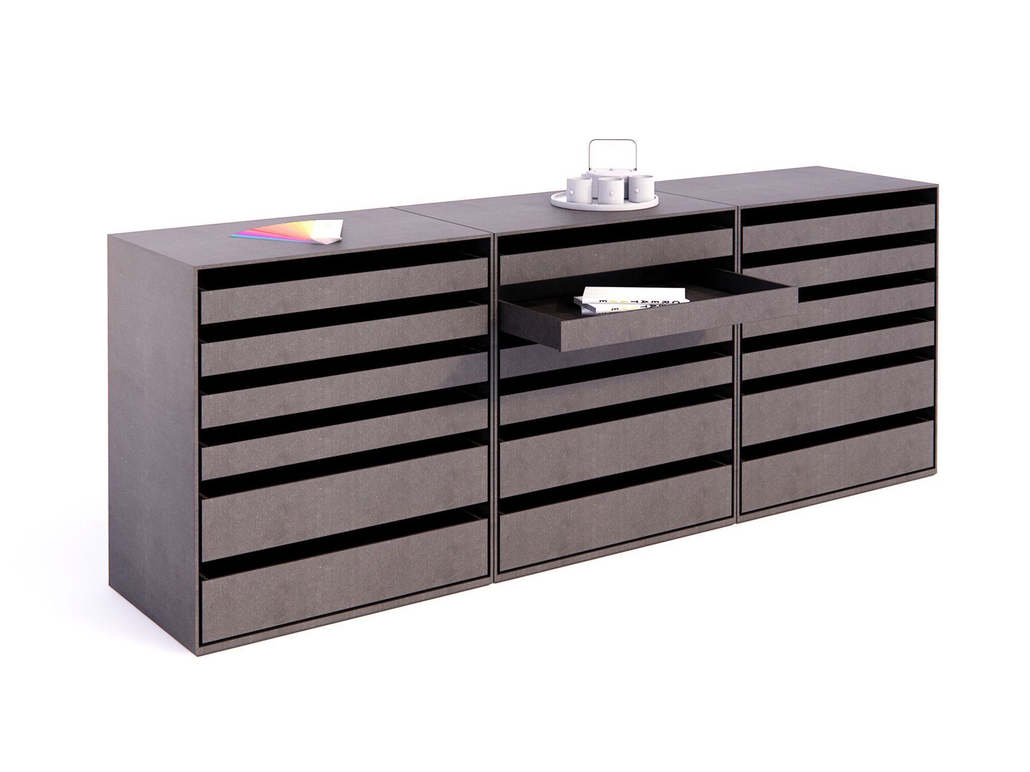 Шкаф для дисплея с ящиками MaxForm Shape ARCH-00029307