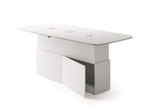 Стол для совещаний с мраморной столешницей