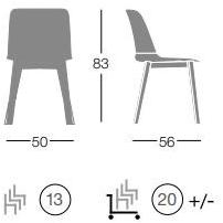 Segis Штабелируемый стул из полипропилена To-be sun-id-1516524 - Вид №4