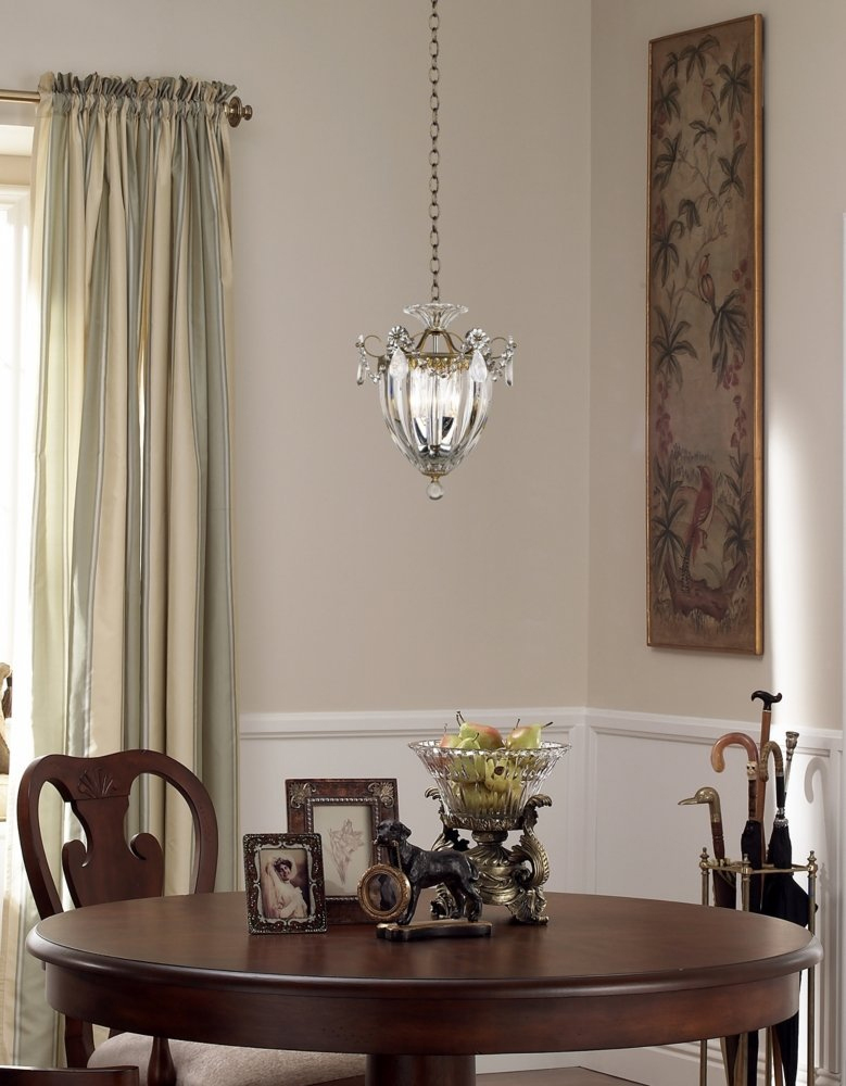 Люстра хрустальная 32х27 см серебряная Bagatelle 1243-40 A SCHONBEK ДИЗАЙНЕРСКИЕ 00-3883017 Прозрачный;серебро  - Вид №6