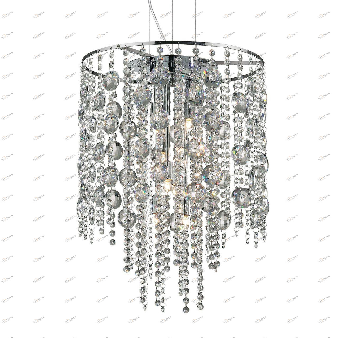 Подвесной светильник Ideal Lux Evasione SP8 IDEAL LUX ДИЗАЙНЕРСКИЕ, EVASIONE 072639 Хром 
