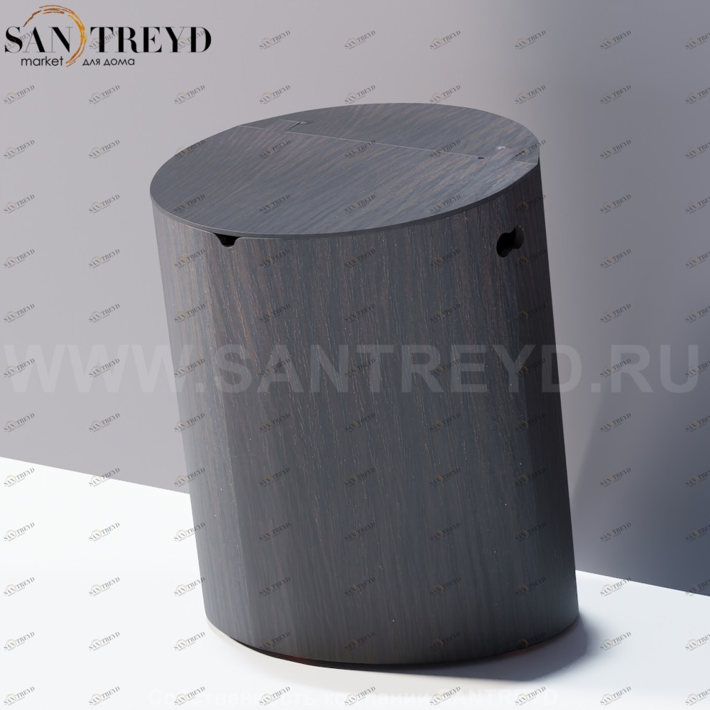 Agape BASKET Корзина для белья под темный дуб ACOM0510RW