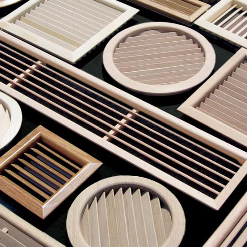 Деревянная вентиляционная решетка, дугласова пихта 100x550 Santreyd sun-id-683305 - Вид №2