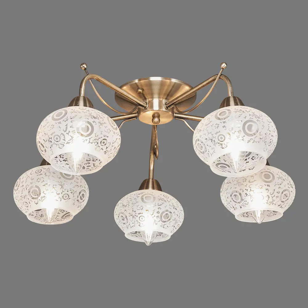 Люстра Josefin 5хЕ14х60 Вт цвет бронза LAMPLANDIA STLM-2212043 - Вид №3