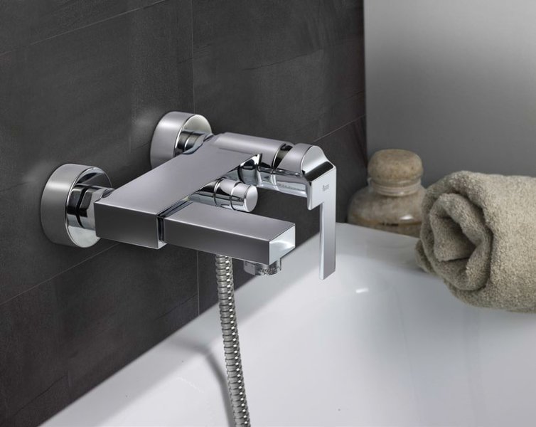 285687 Смеситель для ванны Teka Cuadro c душевым набором Cuadro Испания  - Вид №1