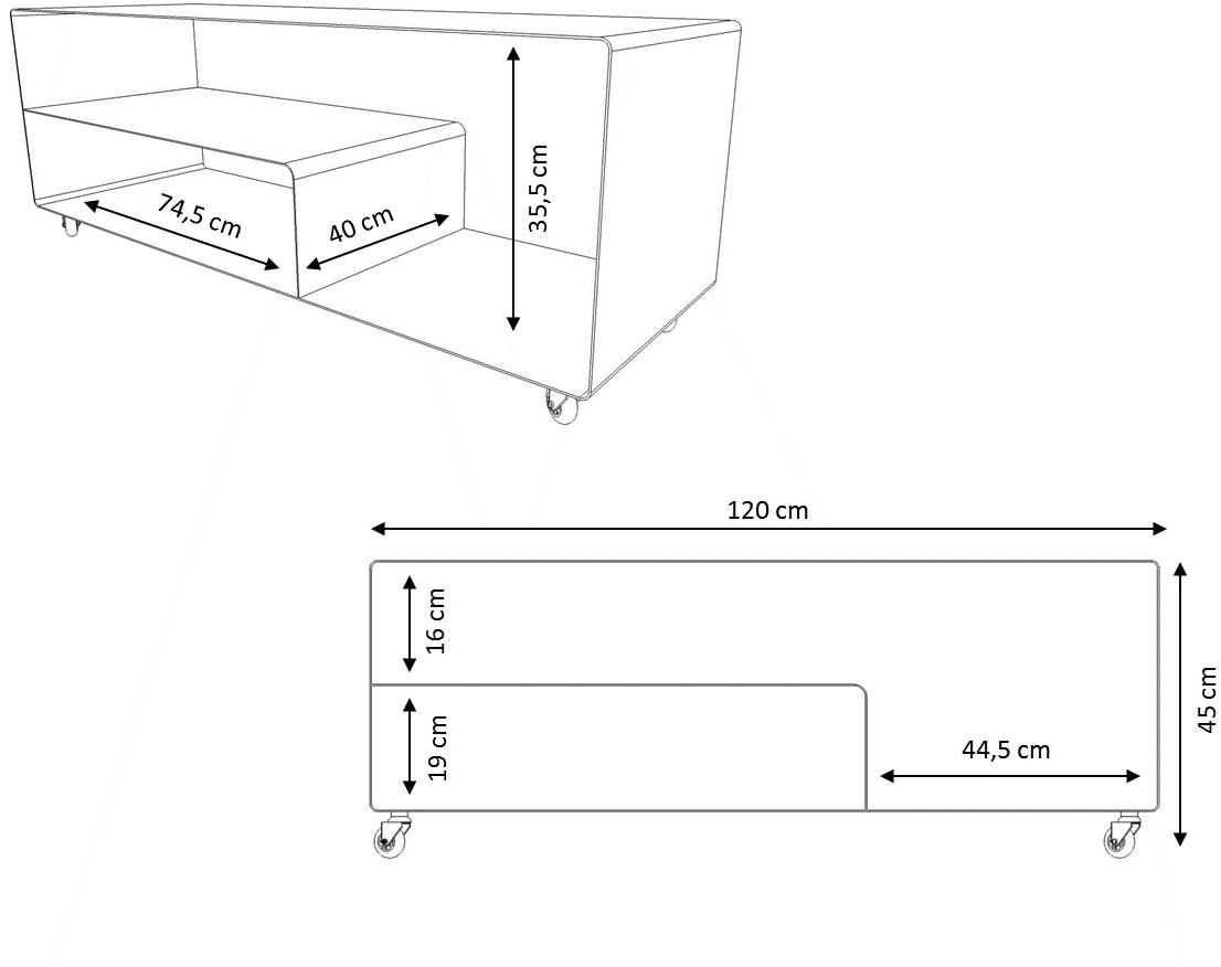 müller möbelfabrikation Буфет из металла Mobile line R 111n - Вид №5