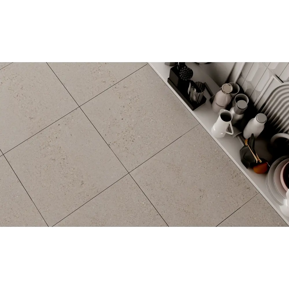 Глазурованный керамогранит S1 Е-1005 60x60 см 1.8 м² матовый цвет бежевый 89337654 STLM-2026145 Santreyd - Вид №3