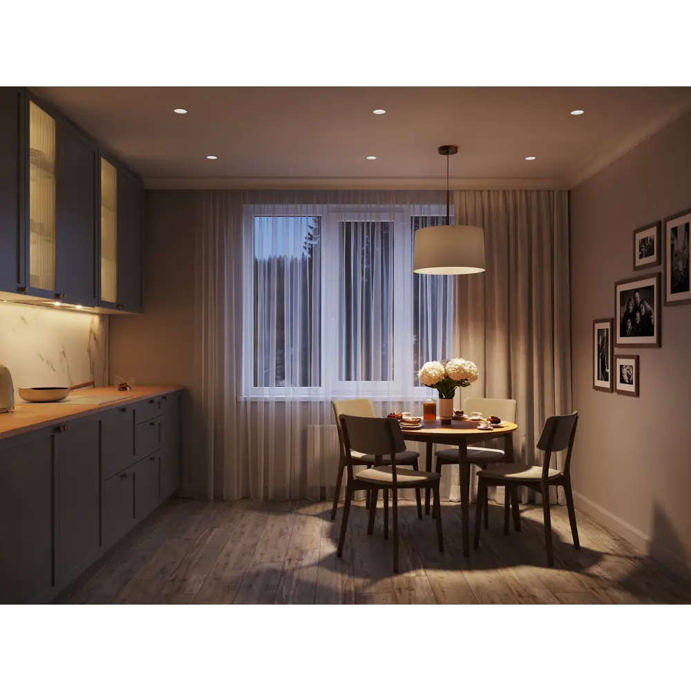 Фальшпанель KONSENSA Кинель для кухни в серо-зеленом цвете 89398720 STLM-1572150 - Вид №11