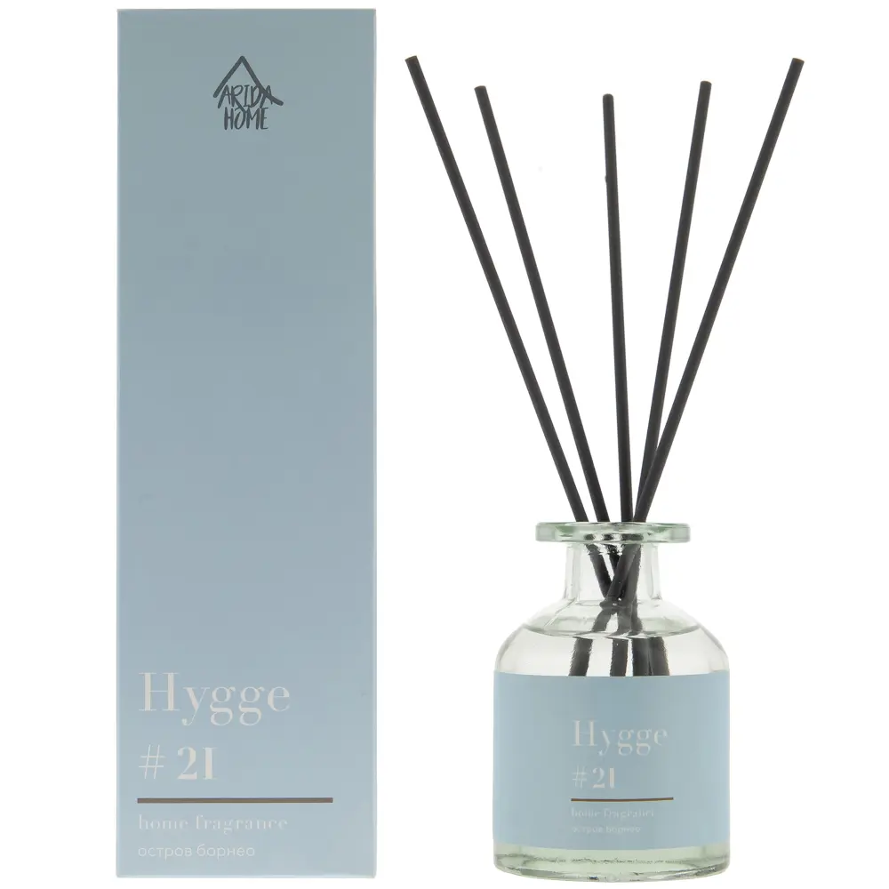 Аромадиффузор ARIDA HOME Hygge 21 с ароматом Остров Борнео 88950265 STLM-1400313