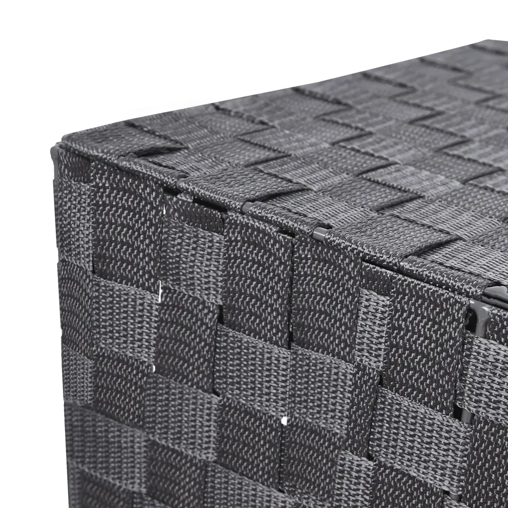Корзина для белья Sensea Weaved 60 л цвет темно-серый 82857025 STLM-2209515 - Вид №2