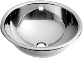 SNR036C Встраиваемая раковина из нержавеющей стали Ø405 мм с переливом mediclinics 