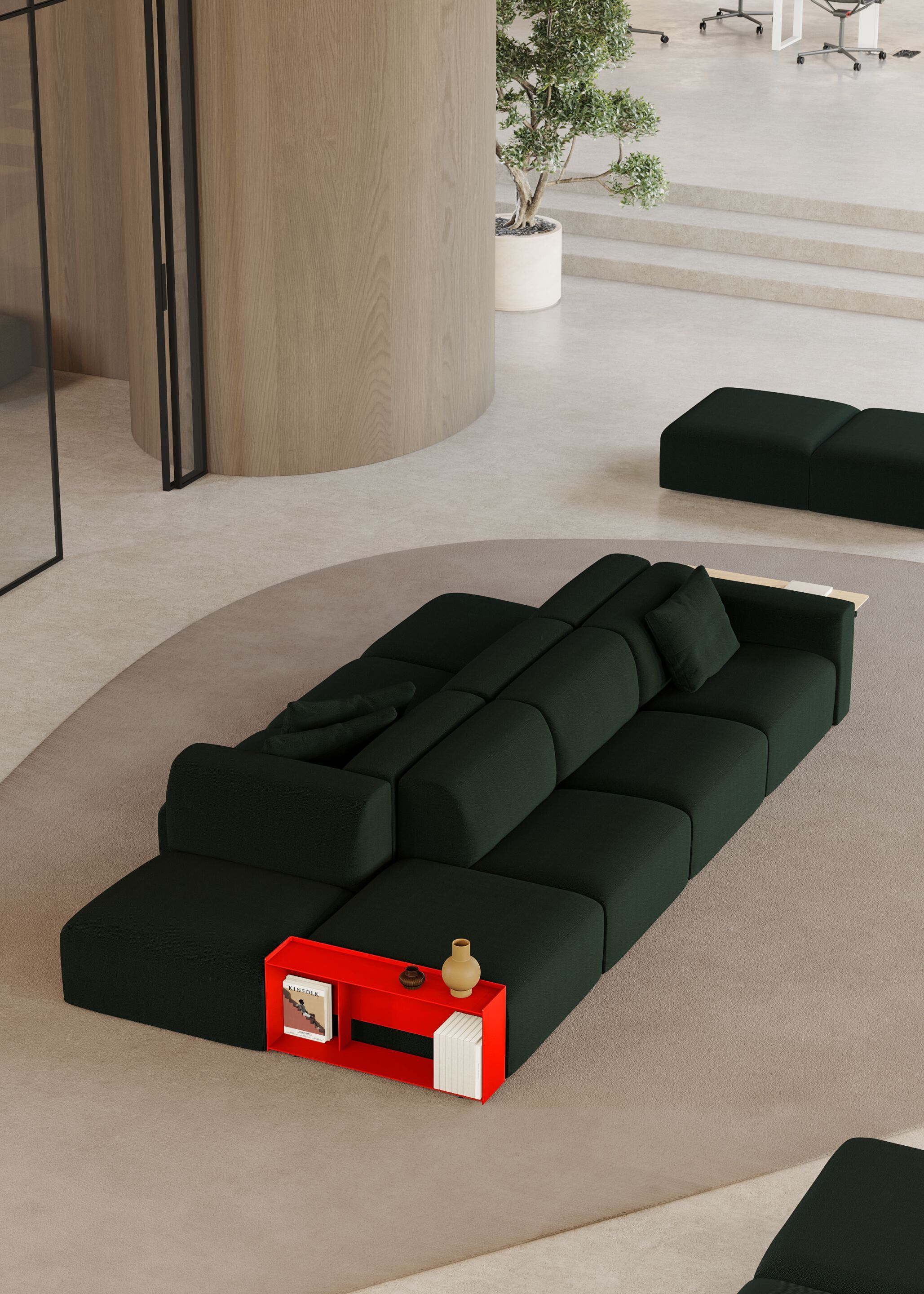 Модульный тканевый диван Omelette Editions Savoye ARCH-00126393 - Вид №1