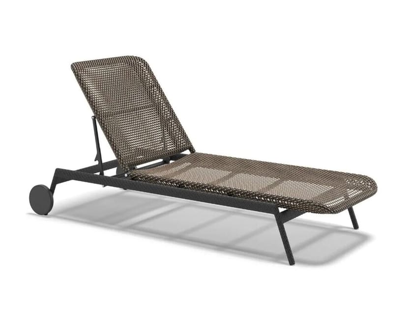 Синтетическое волокно штабелируемый лежак Садовая кровать DEDON ROII ARCH-00001535