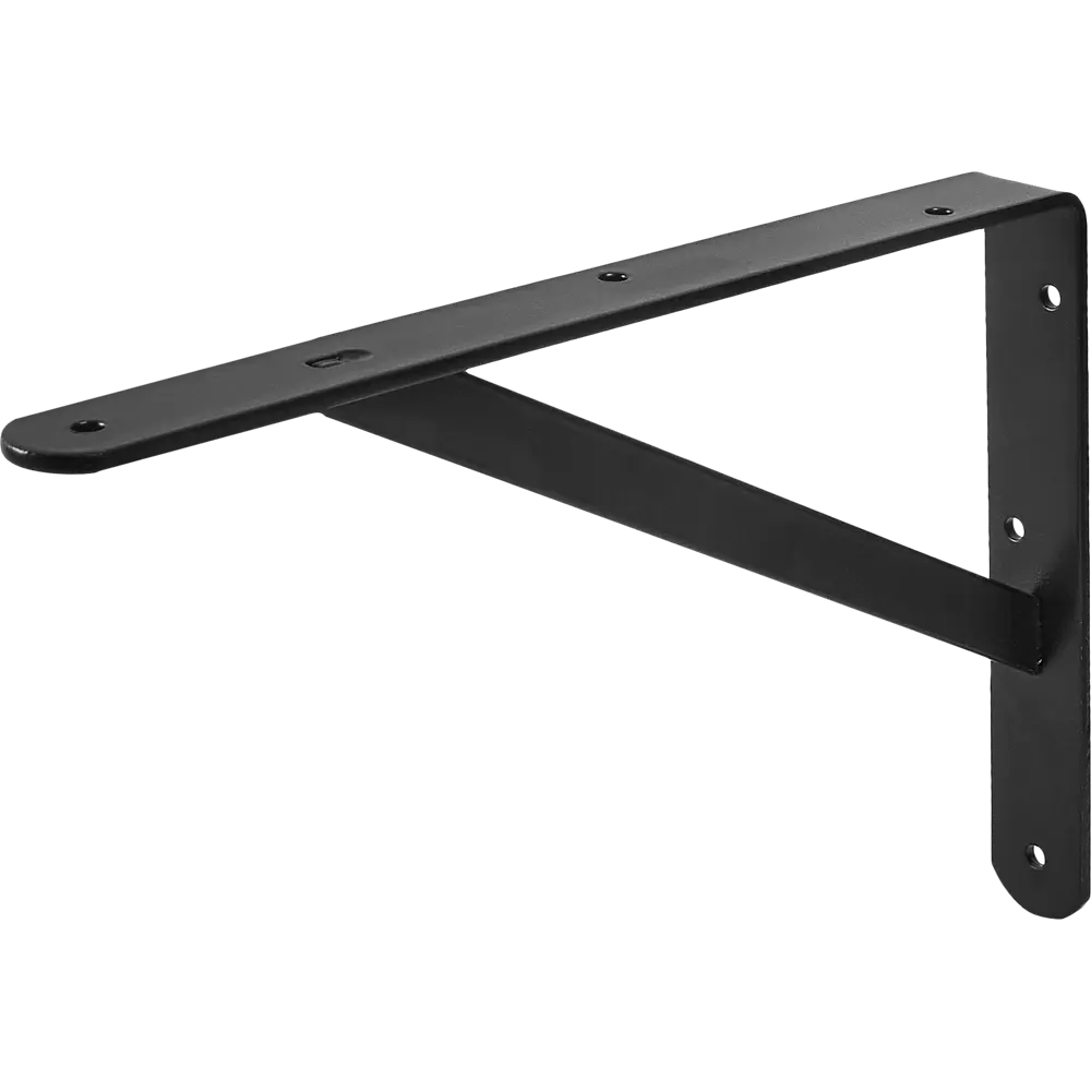 Утилитарный кронштейн Dolmen 20x30 см нагрузка до 45 кг цвет черный 89438017 STLM-2156090 Santreyd  - Вид №1