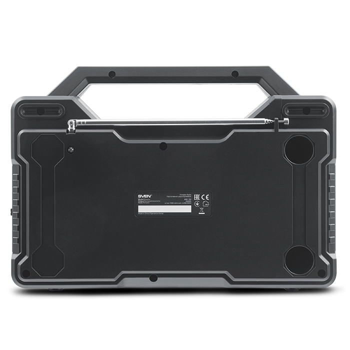 SV-018092 Ас srp-755, черный, радиоприемник, мощность 8 вт (rms), bluetooth, fm/am/sw, usb, microsd, встроенный аккумулятор Sven Santreyd  - Вид №2