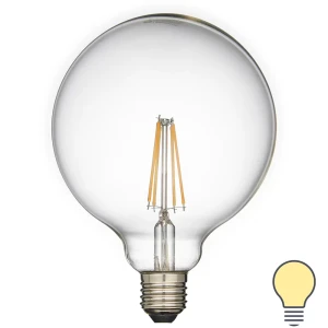 Лампа умная светодиодная Osram Smart Plus E27 220-240 В 5.5 Вт шар большой прозрачная 806 лм, теплый белый свет 89143915 STLM-2173477