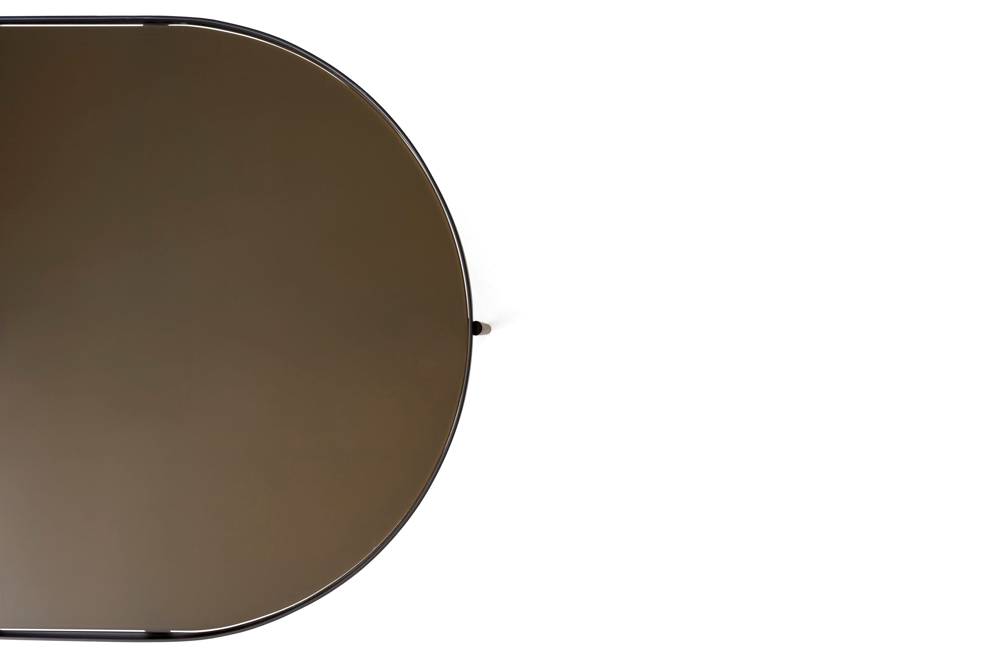 Стальной и стеклянный овальный журнальный столик Audo Copenhagen NONO ARCH-00005259 - Вид №2