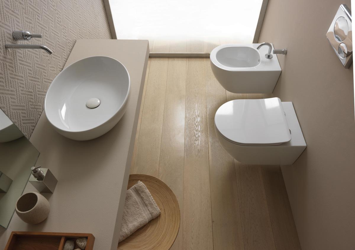 LKBISO19 Подвесное биде настенное GSG CERAMIC Like - Вид №4