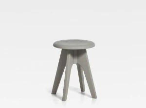 SIPA Низкий лакированный табурет из дерева Tommy