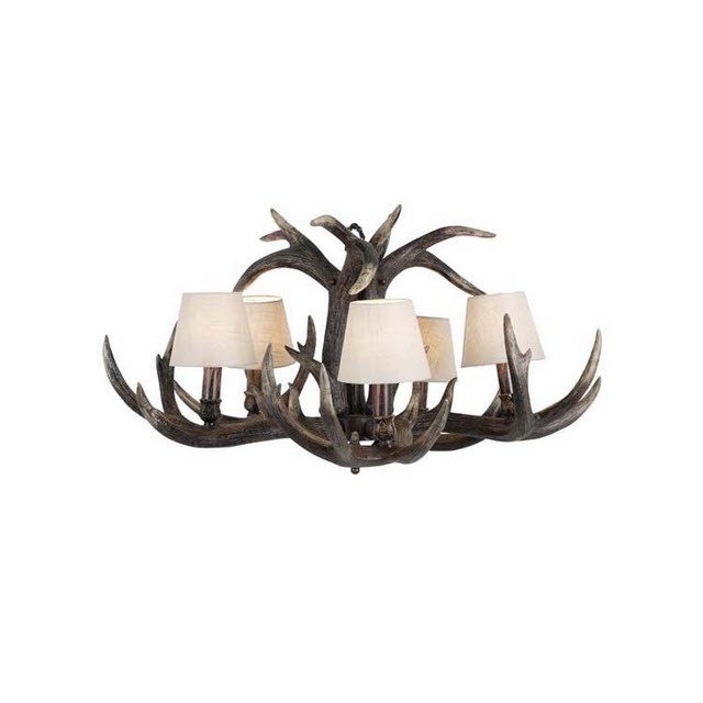 Люстра Horn S от Eichholtz коричневая 104660 EICHHOLTZ ДИЗАЙНЕРСКИЕ, EICHHOLTZ 061521 Коричневый  - Вид №1