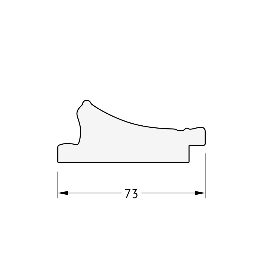 BY 6106 Зеркало напольное с фацетом в багетной раме - медный эльдорадо 73 mm EVOFORM Exclusive floor - Вид №4