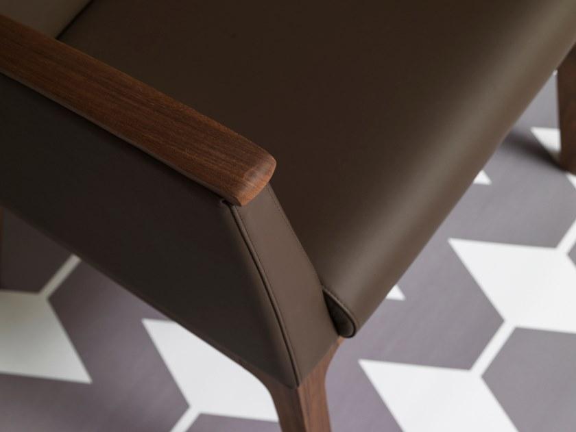 PIAVAL Кожаное кресло с подлокотниками Mamy | contract 61-14/5f | 61-14/5fn 61-14/5f ~ 61-14/5fn - Вид №2