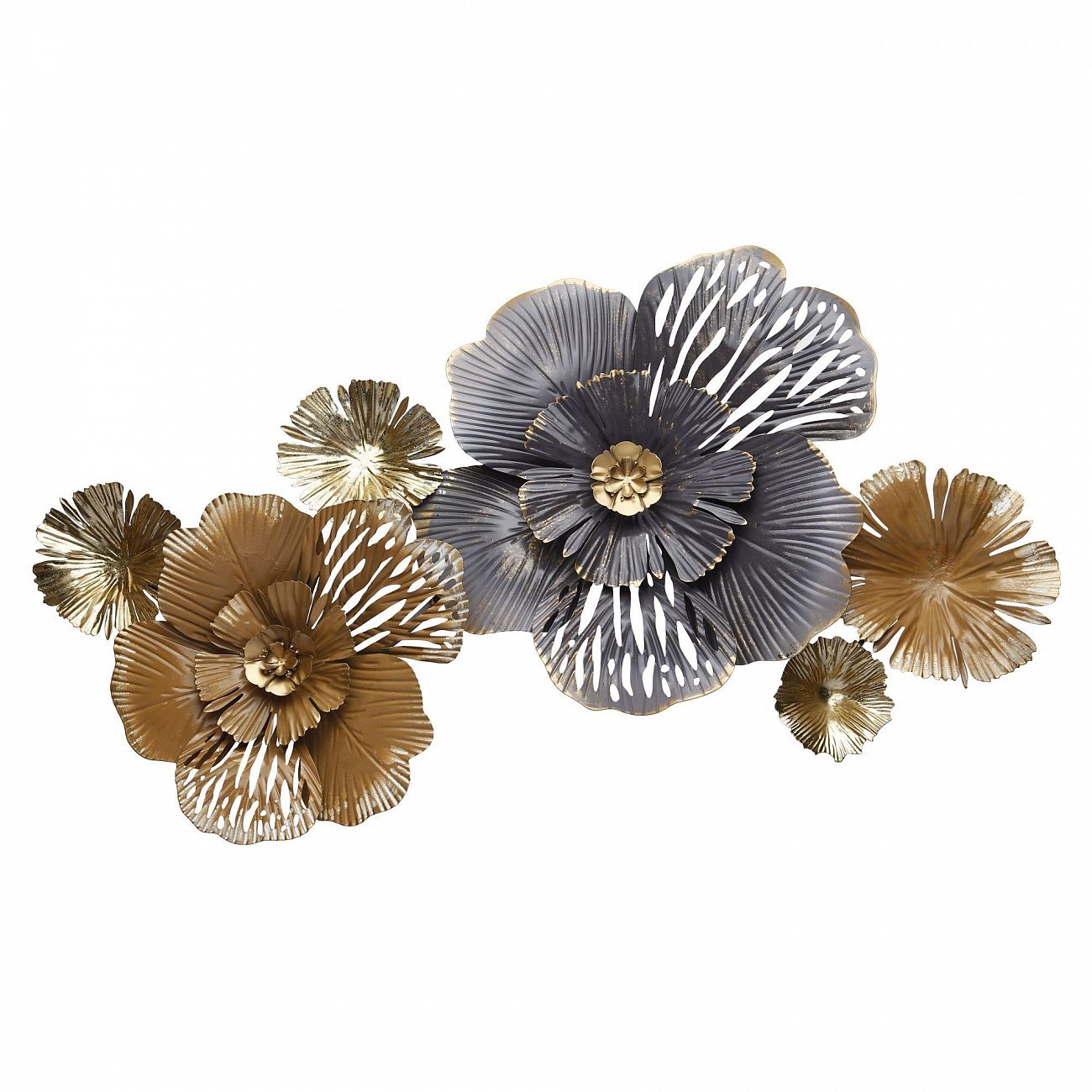 Панно настенное металлическое 89 см 93014 Tomas Stern TOMAS STERN  00-3865441 Золото;серый  - Вид №2