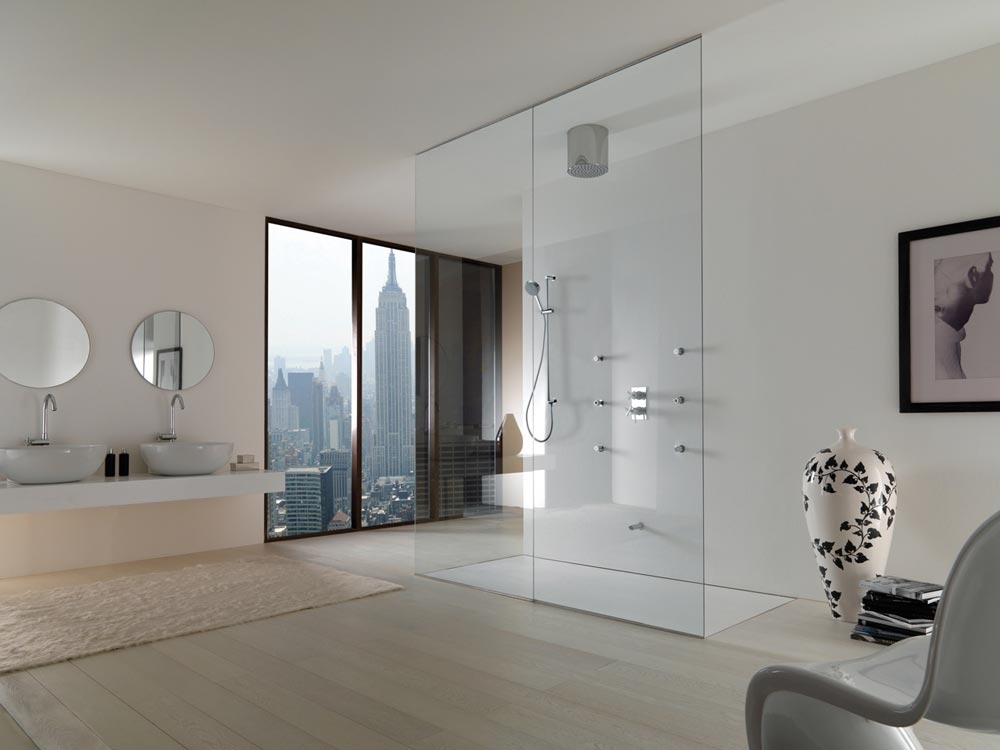 H80405 Потолочный & настенный душ Oki - Inox Ø 200 mm BOSSINI  - Вид №1