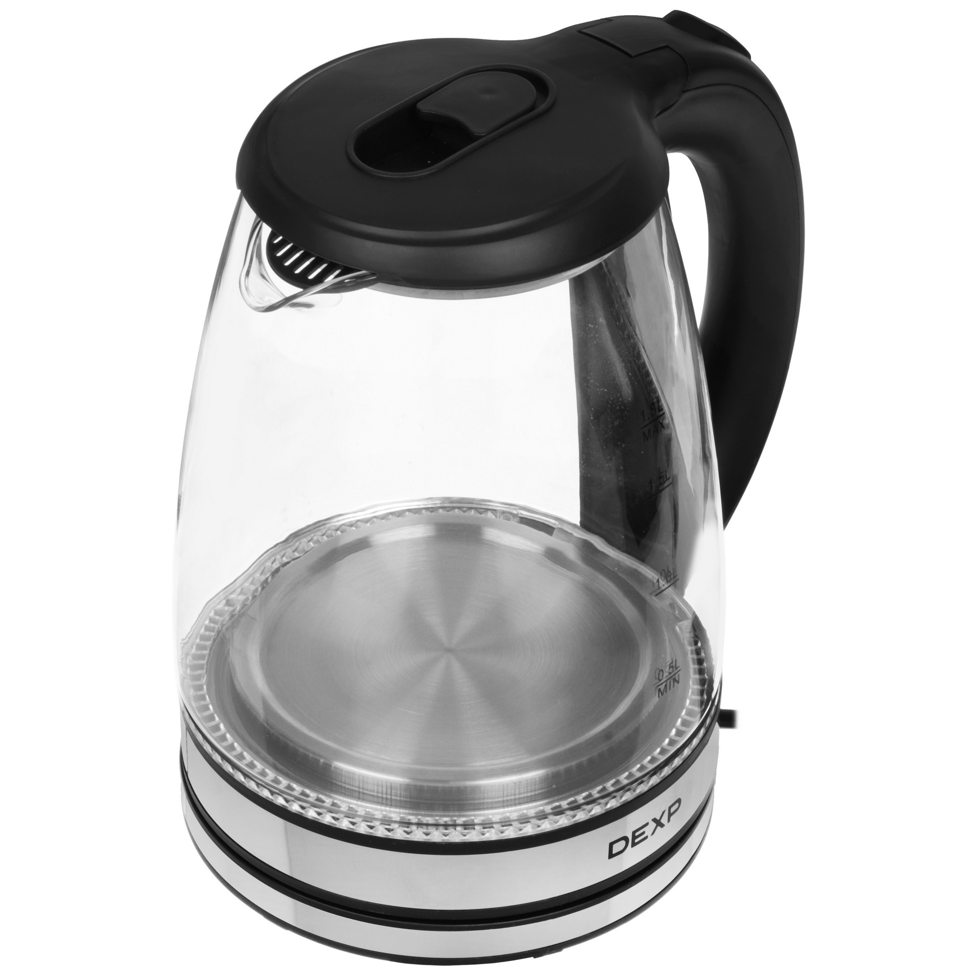 5080175 Электрочайник DEXP GP1800 серебристый STDN-0134891 - Вид №2