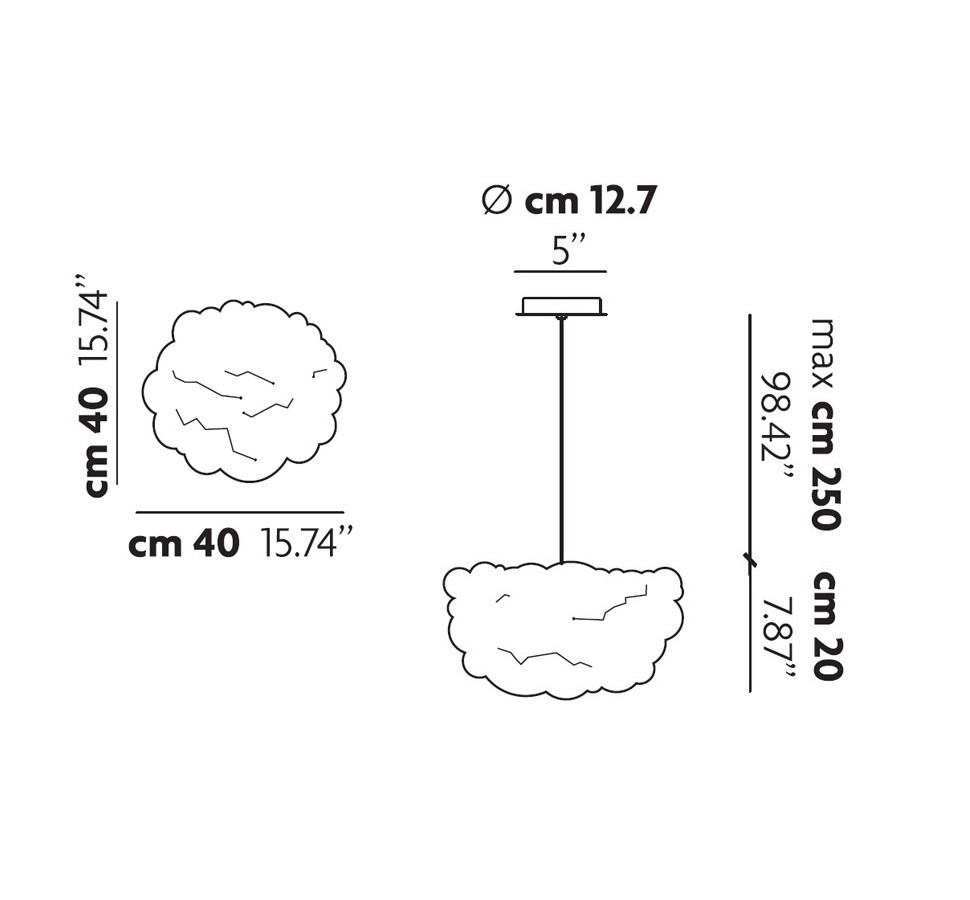 Studio Italia Design Nuvola mini SO4 white 043004 подвесной светильник 99459 - Вид №3