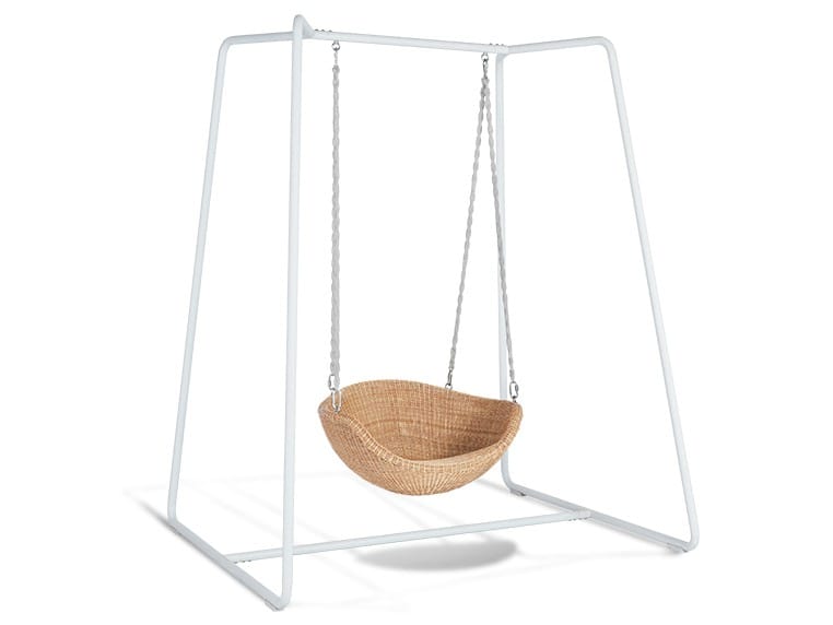Качалка с металлическим каркасом и плетеным сиденьем VINEKO Mars ARCH-00123676