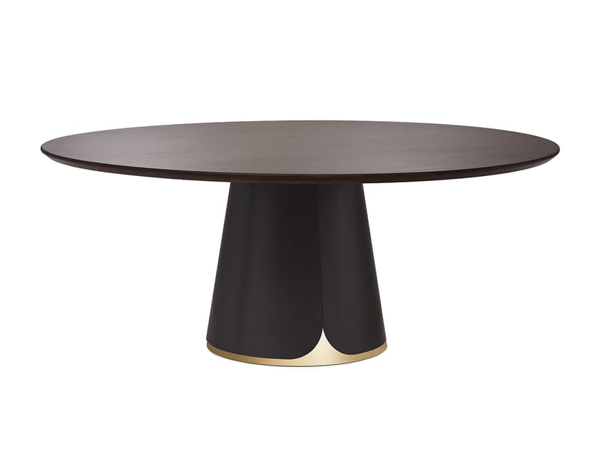 Круглый деревянный обеденный стол HC28 maison NEMBO ARCH-00022511