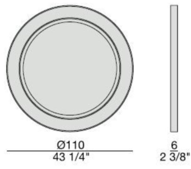 Porada Круглое зеркало для прихожей Iron sun-id-1385103 - Вид №2