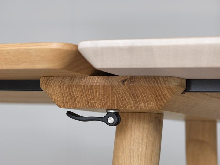 ZEITRAUM Раздвижной прямоугольный стол из массива дерева Rail sun-id-1478499 - Вид №1