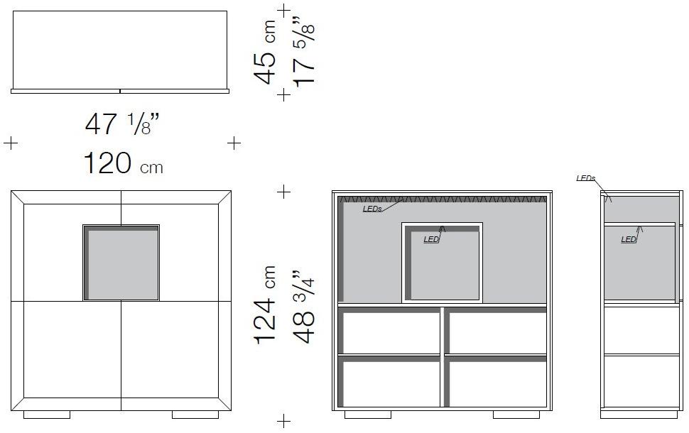Garbarino Барная стойка с лакировкой черного дерева Bob Bob 6 - Вид №5