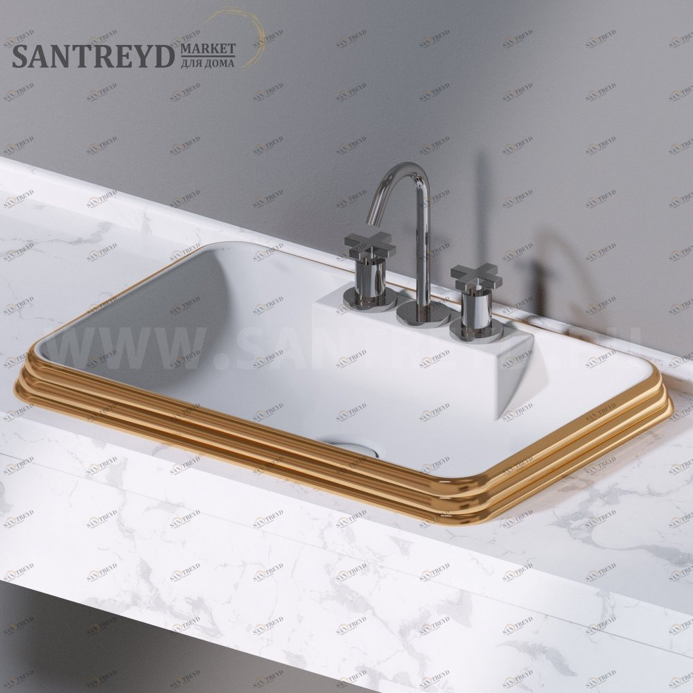 L613250 Накладная раковина под столешницу  прямоугольная A. e T. Italia GLASS AeT ITALIA