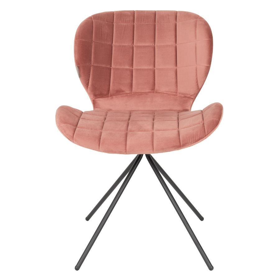 Стул OMG Velvet темно-розовый Zuiver 1100364 - Вид №2