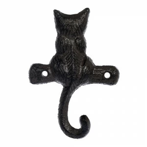 Крючок настенный черный 10 см "Котенок" BLUMEN HAUS ЖИВОТНЫЕ 00-3971614 Черный