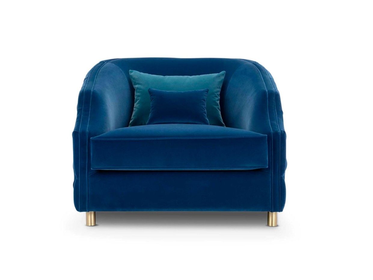 Кресло capitonné из ткани Domingo Salotti Cleio ARCH-00011195