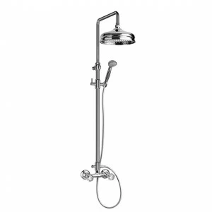 Смеситель для душа ½" настенный JOERGER Cronos Crystal